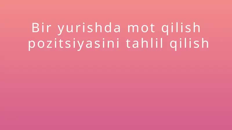 Bir yurishda motqilish 1