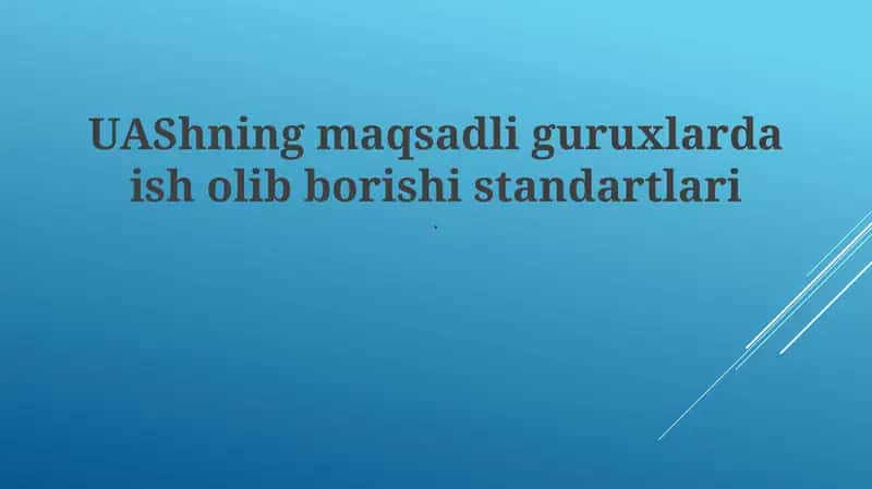 Maqsadli Guruhlar: Tomoshabinlarni Aniqlash 1