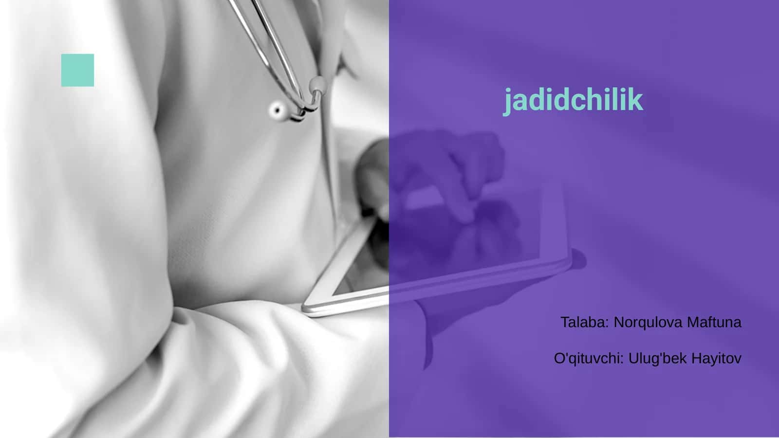 Jadidchilik 1