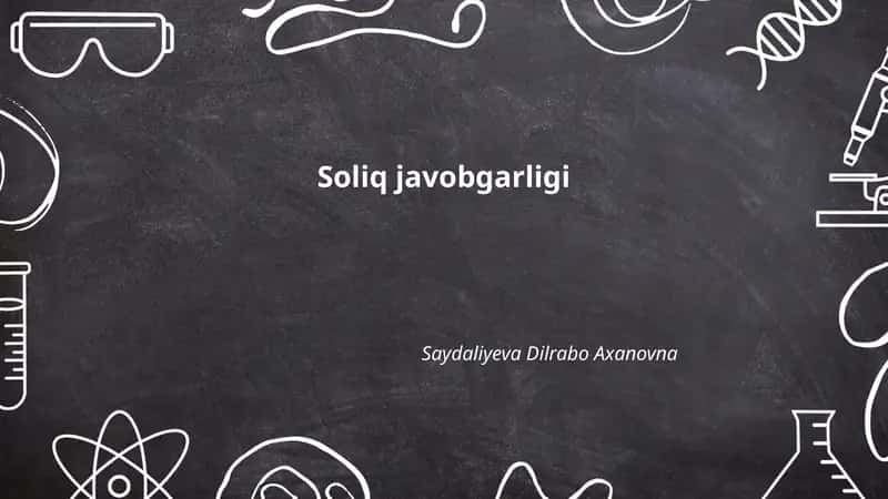 Soliq javobgarligi 1