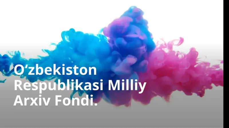 Oʻzbekiston Respublikasi Milliy Arxiv Fondi 1