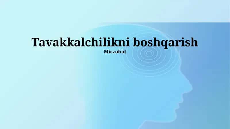 Xavfni boshqarish rejasi 1