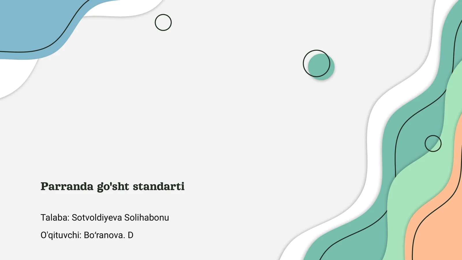 Parranda go'sht standarti 1
