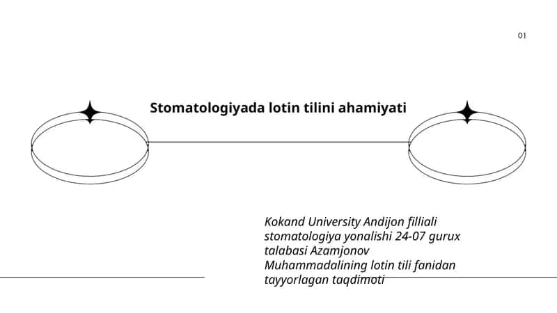 Stomatologiyada lotin tilini ahamiyati 1