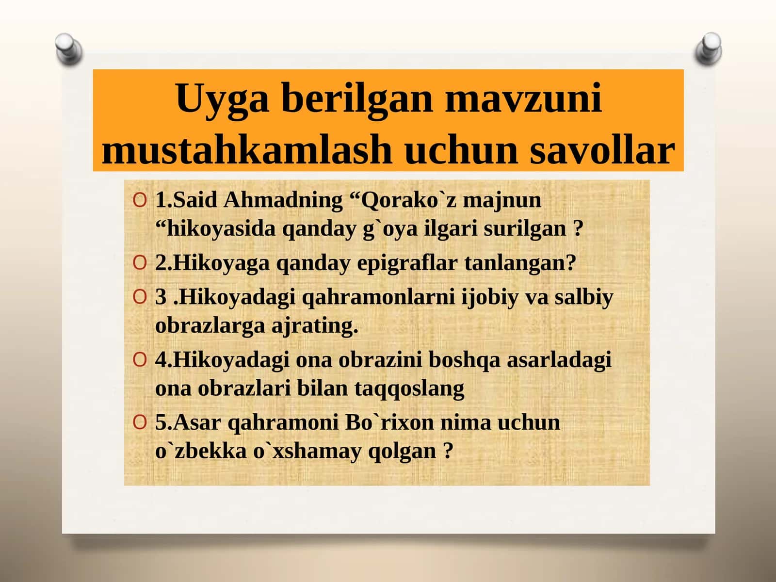 Abdulla Oripov Hayoti va Ijodi 1