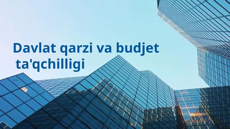 Davlat qarzi va budjet ta'qchilligi 1