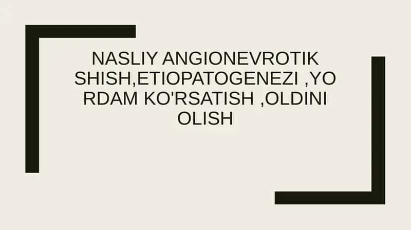 Angionevrotik shish (Квинке шиши) 1
