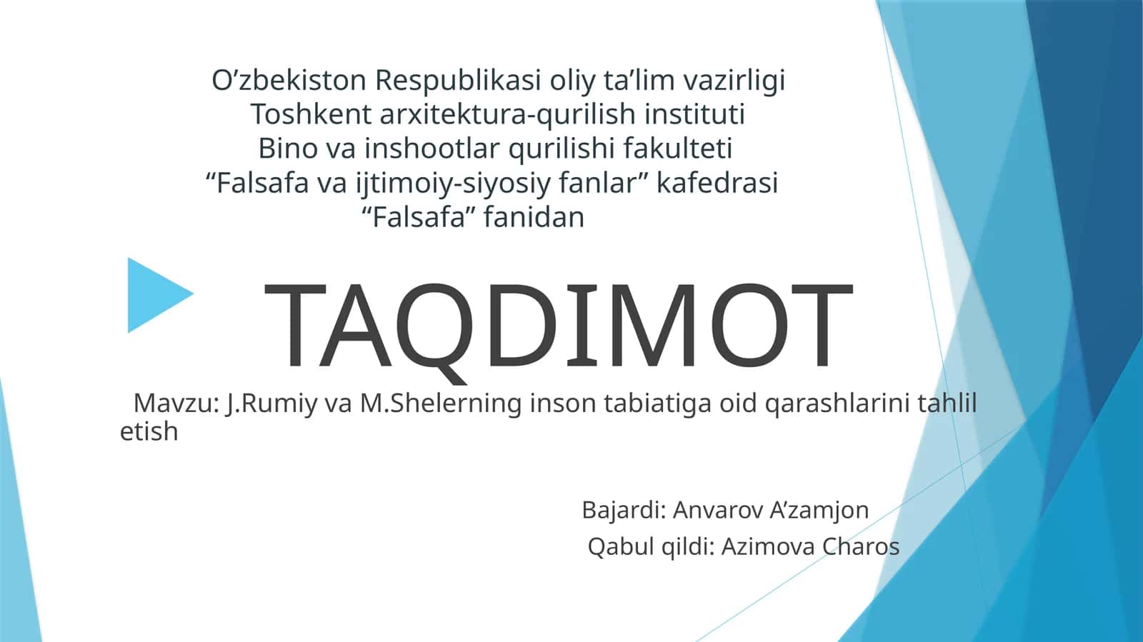 J.Rumiy va M.Shelerning inson tabiatiga oid qarashlari 1