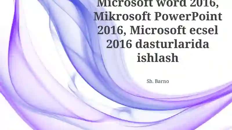 Microsoft Word 2016, Microsoft PowerPoint 2016