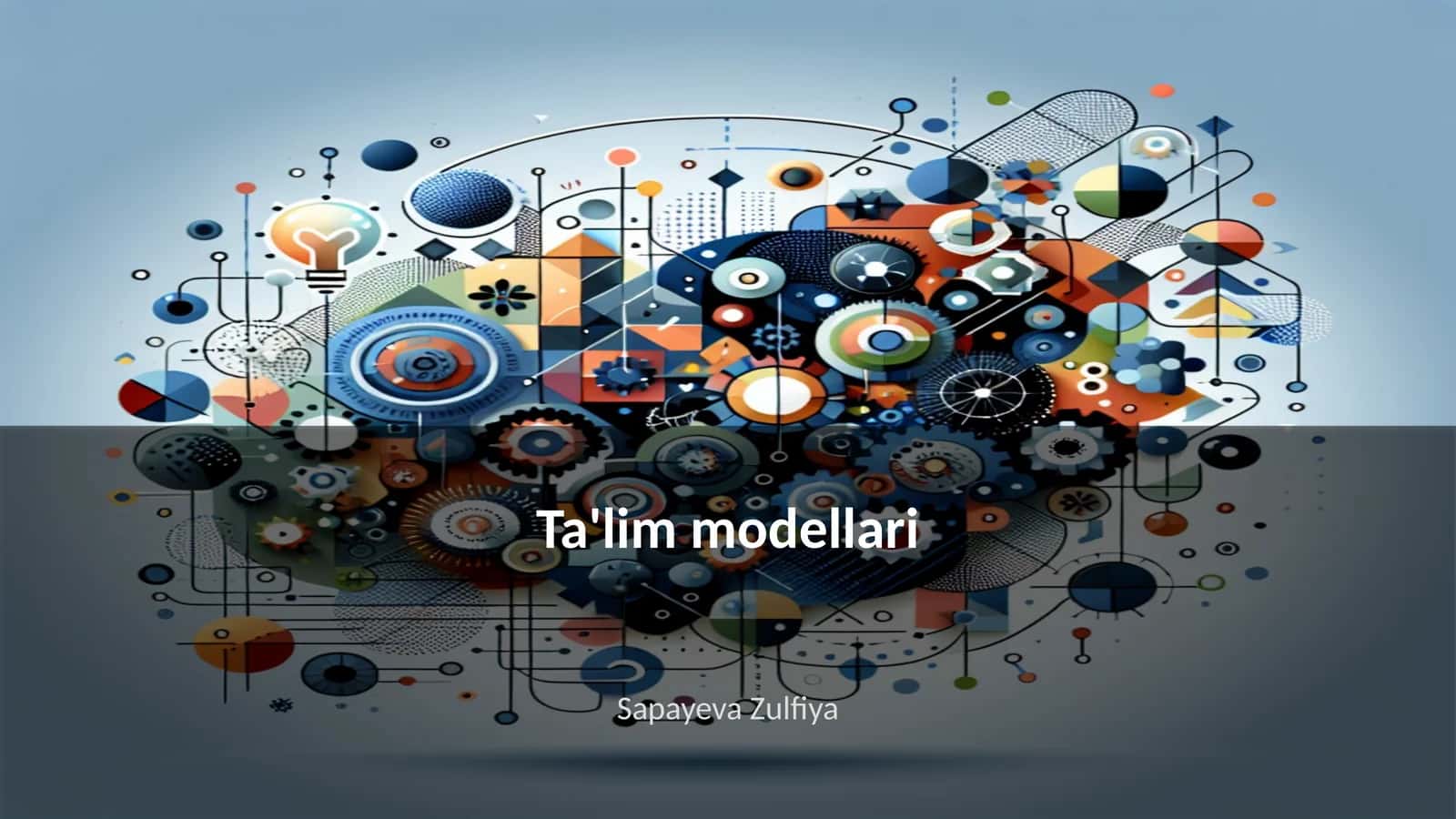 Ta'lim modellari 1