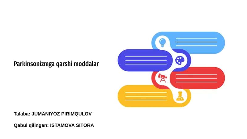 Parkinsonizmga qarshi moddalar 1