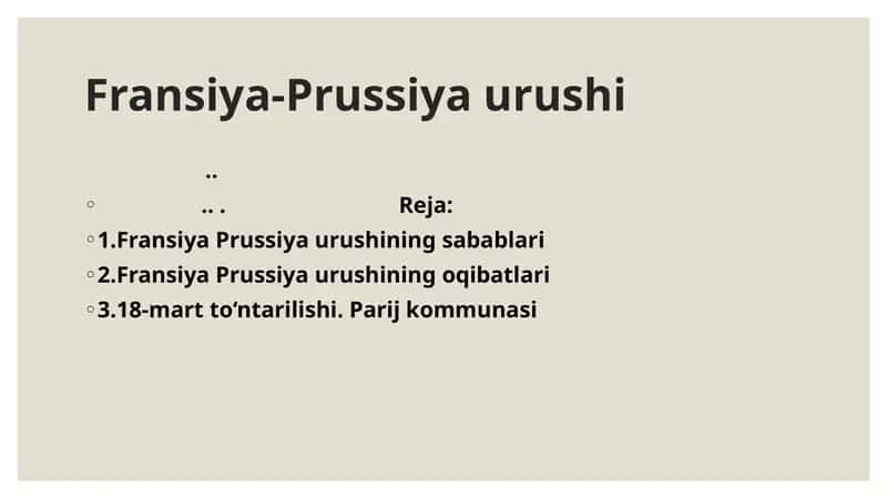 Fransiya-Prussiya urushi 1