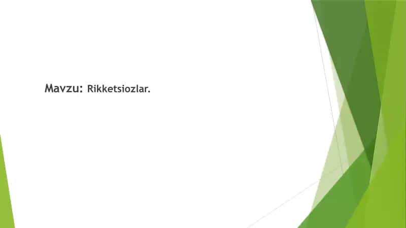 Rikketsiozlar 1