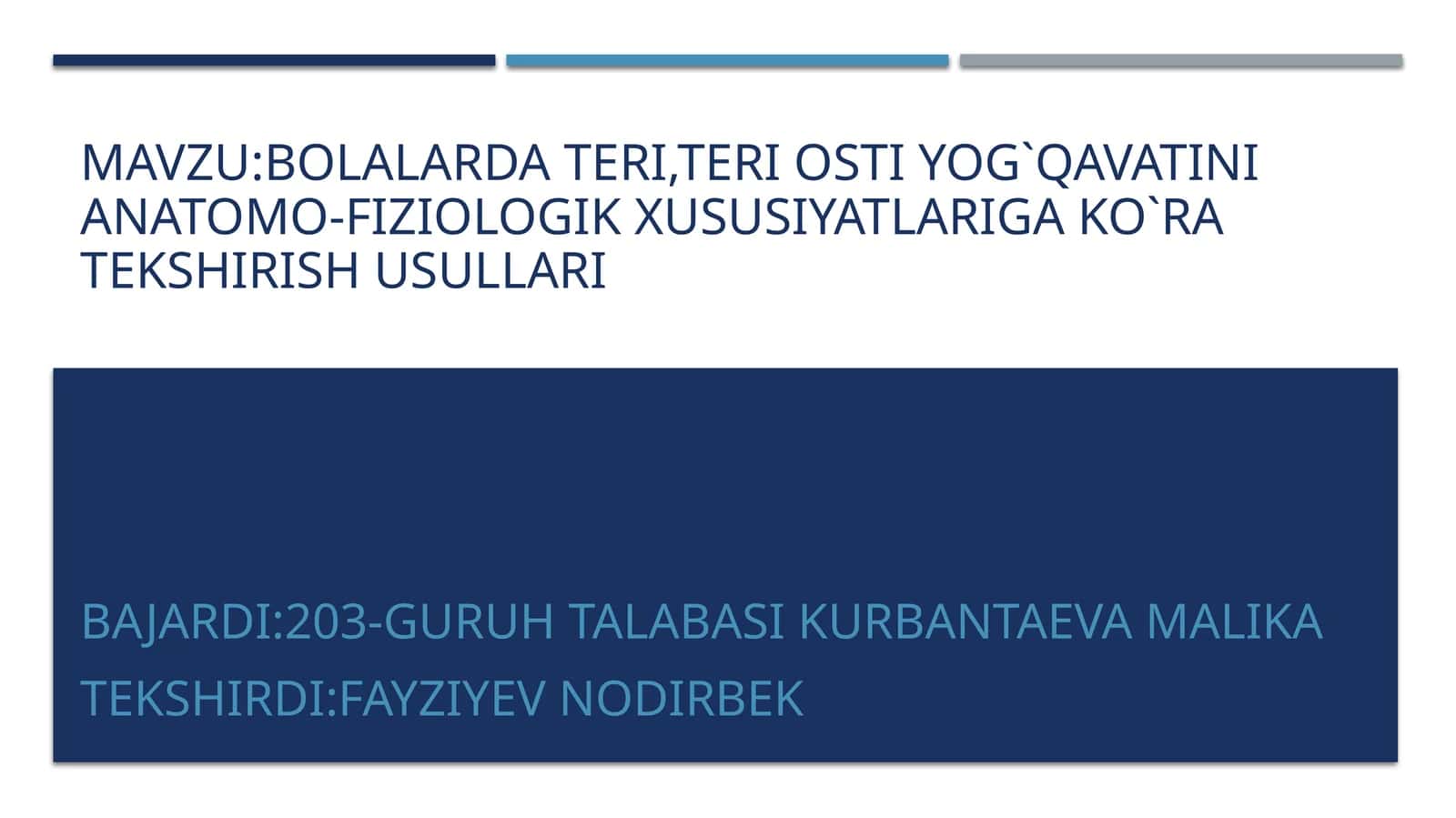 Bolalardaterio'stiyog`qavatinianatomo-fiziologik xususiyatlarigako`ratekshirishusullari 1