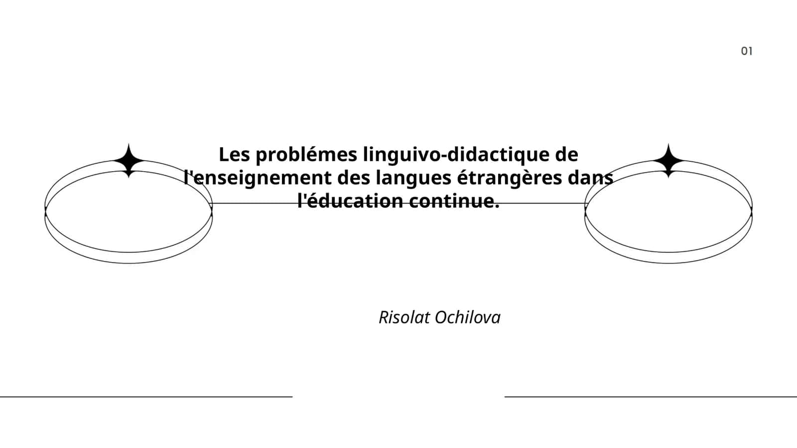 Les problémes linguivo-didactique de l'enseignement des langues étrangères dans l'éducation continue 1