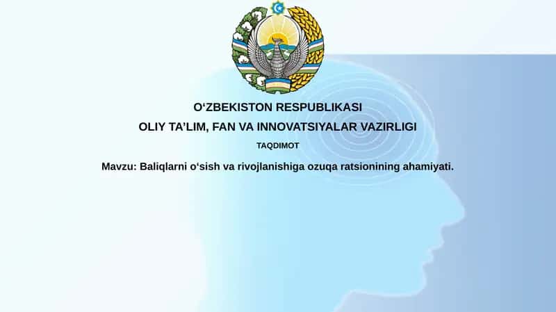 Baliqlarnioʻsishvarivojlanishigaozuqaratsioniningahamiyati 1