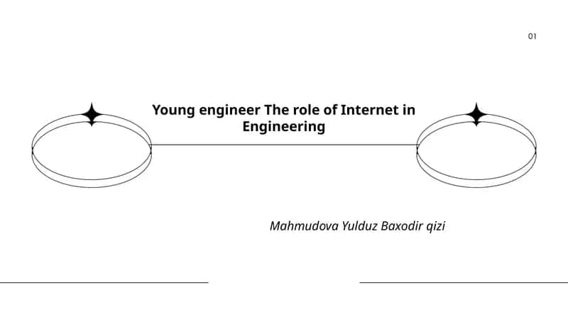 Young engineer The role of Internet in Engineering 1