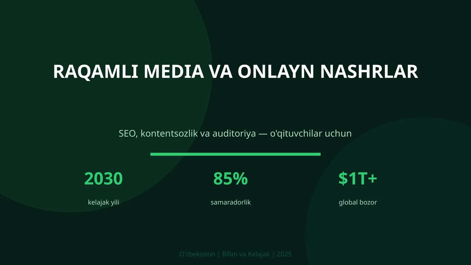 Raqamli Media va Onlayn Nashrlar 1