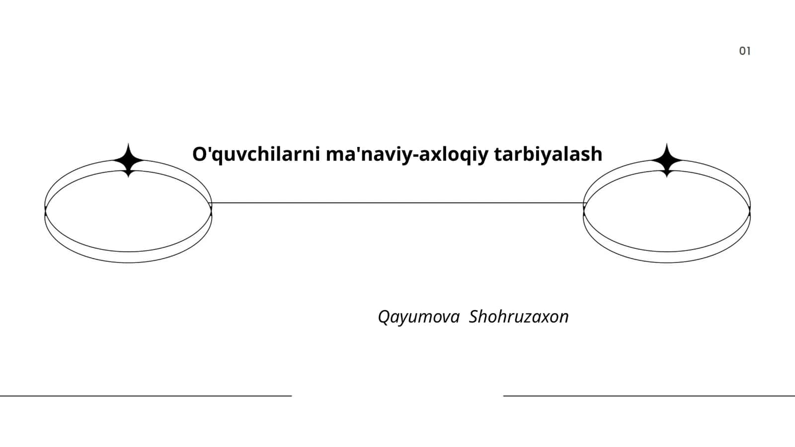 O'quvchilarni ma'naviy-axloqiy tarbiyalash 1