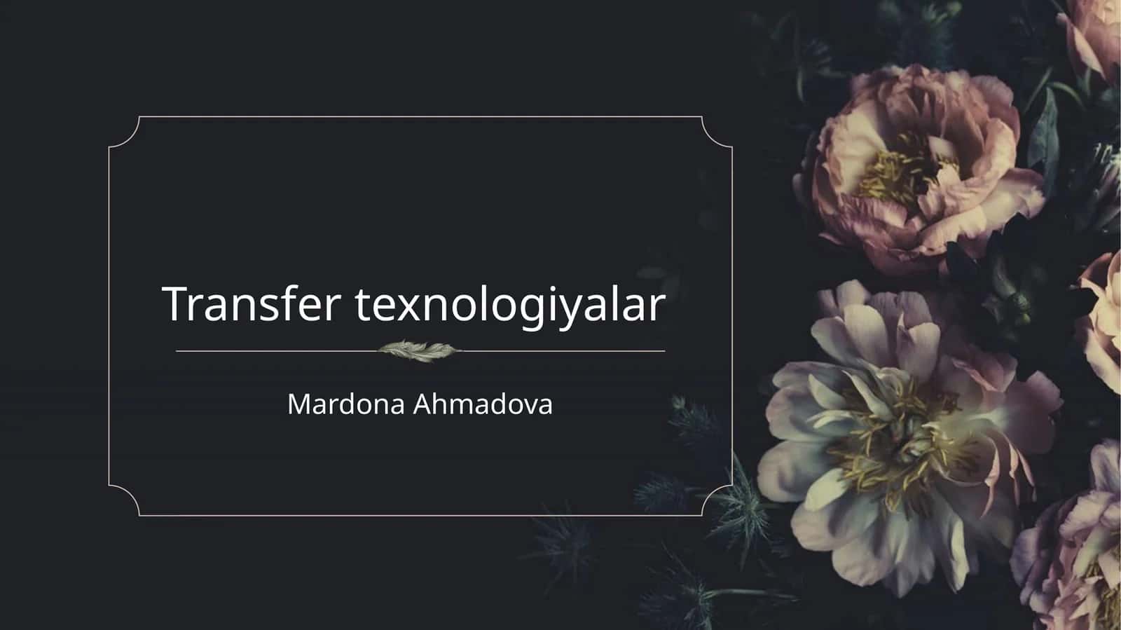 Transfertexnologiyalar 1