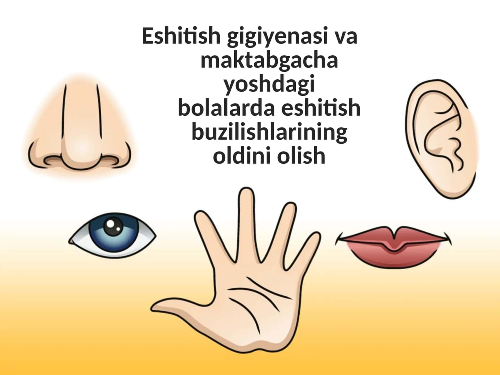 Eshitish gigiyenasi. 1