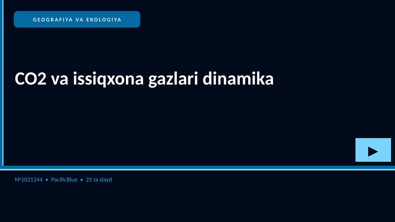 CO2 va issiqxona gazlari dinamika 1