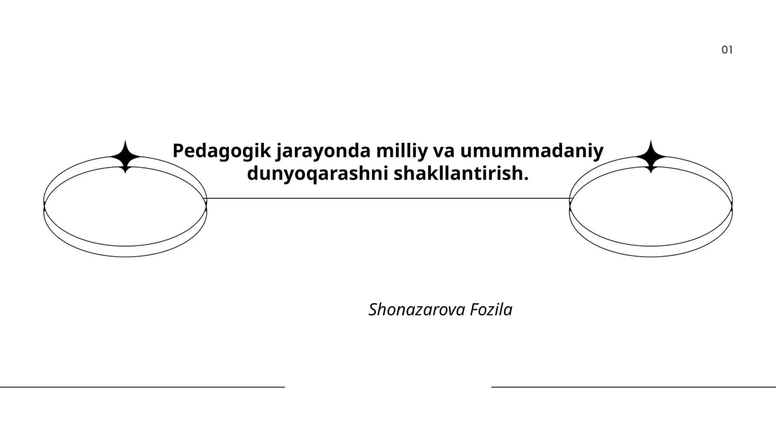 Pedagogik jarayonda milliy va umummadaniy dunyoqarashni shakllantirish 1