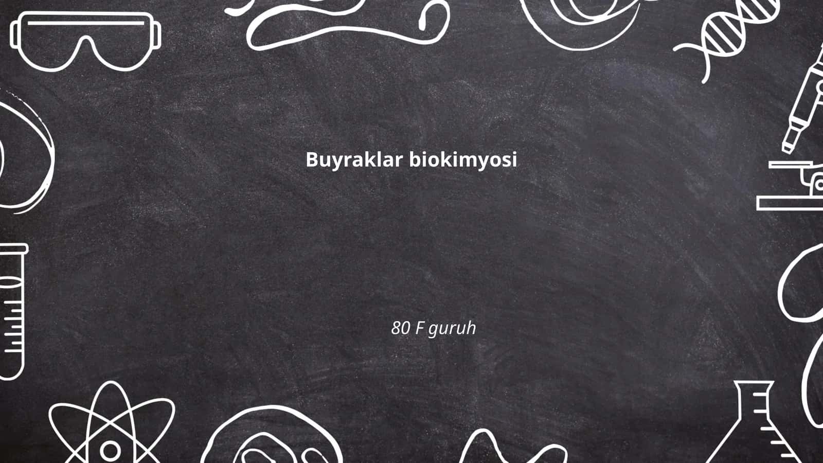 Buyraklar biokimyosi 1