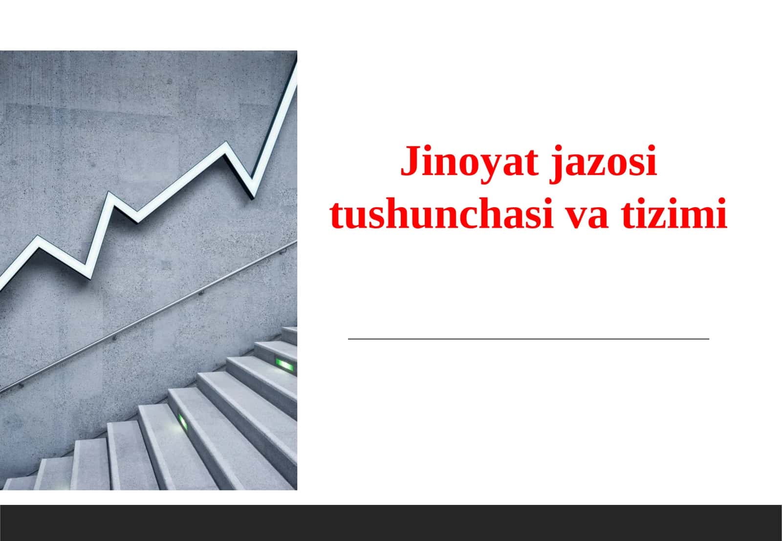 Jinoyat jazosi tushunchasi va tizimi 1