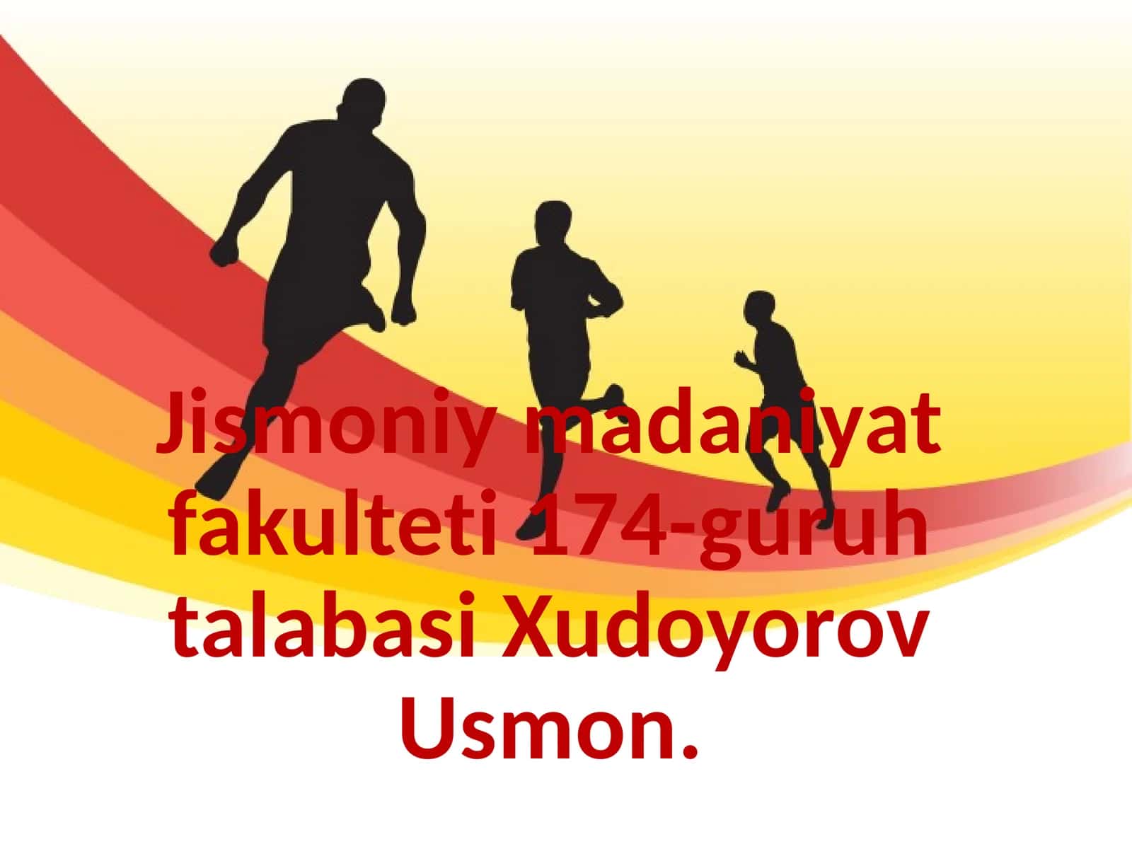 Jismoniy tarbiya va sport sohasi 1