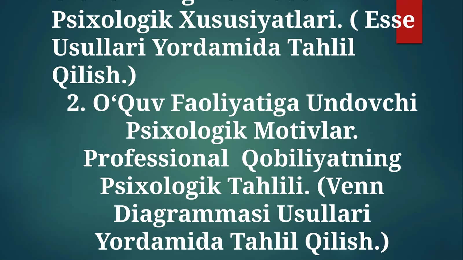 O‘Zbekiston Respublikasida Ta’Lim Tizimidagi Islohotlar 1