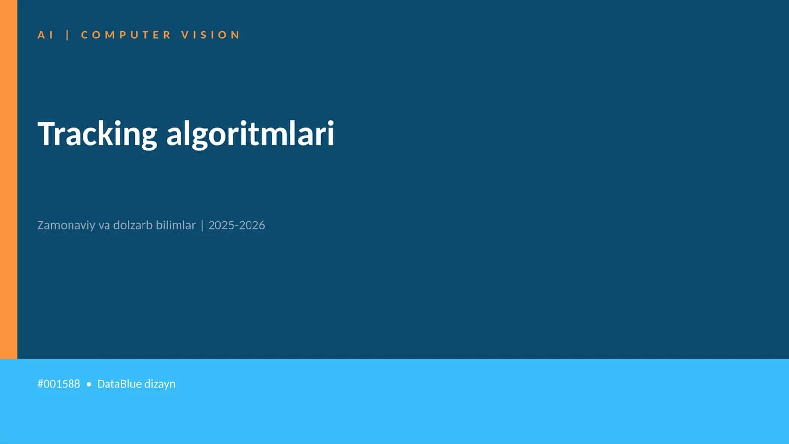 Tracking algoritmlari 1