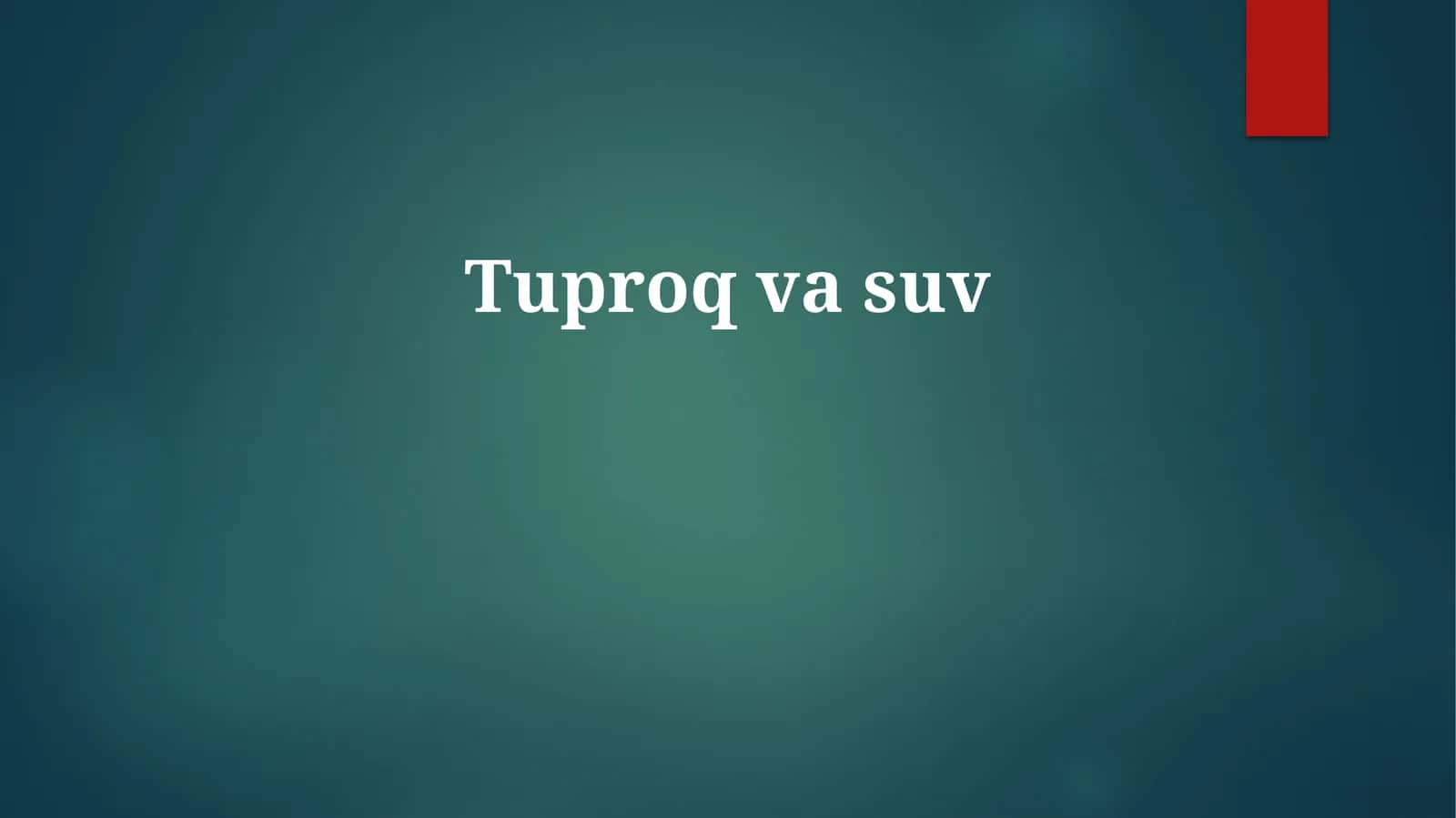 Tuproqvasuv 1
