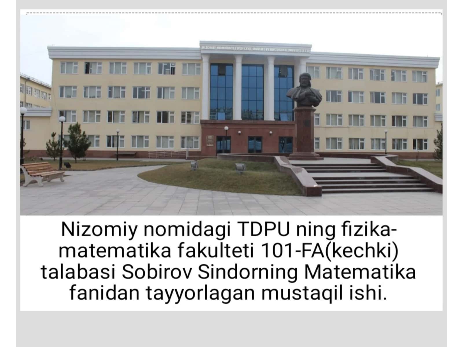 Tekis yaqinlashuvchi funksionalqatorlar va xossalari 1