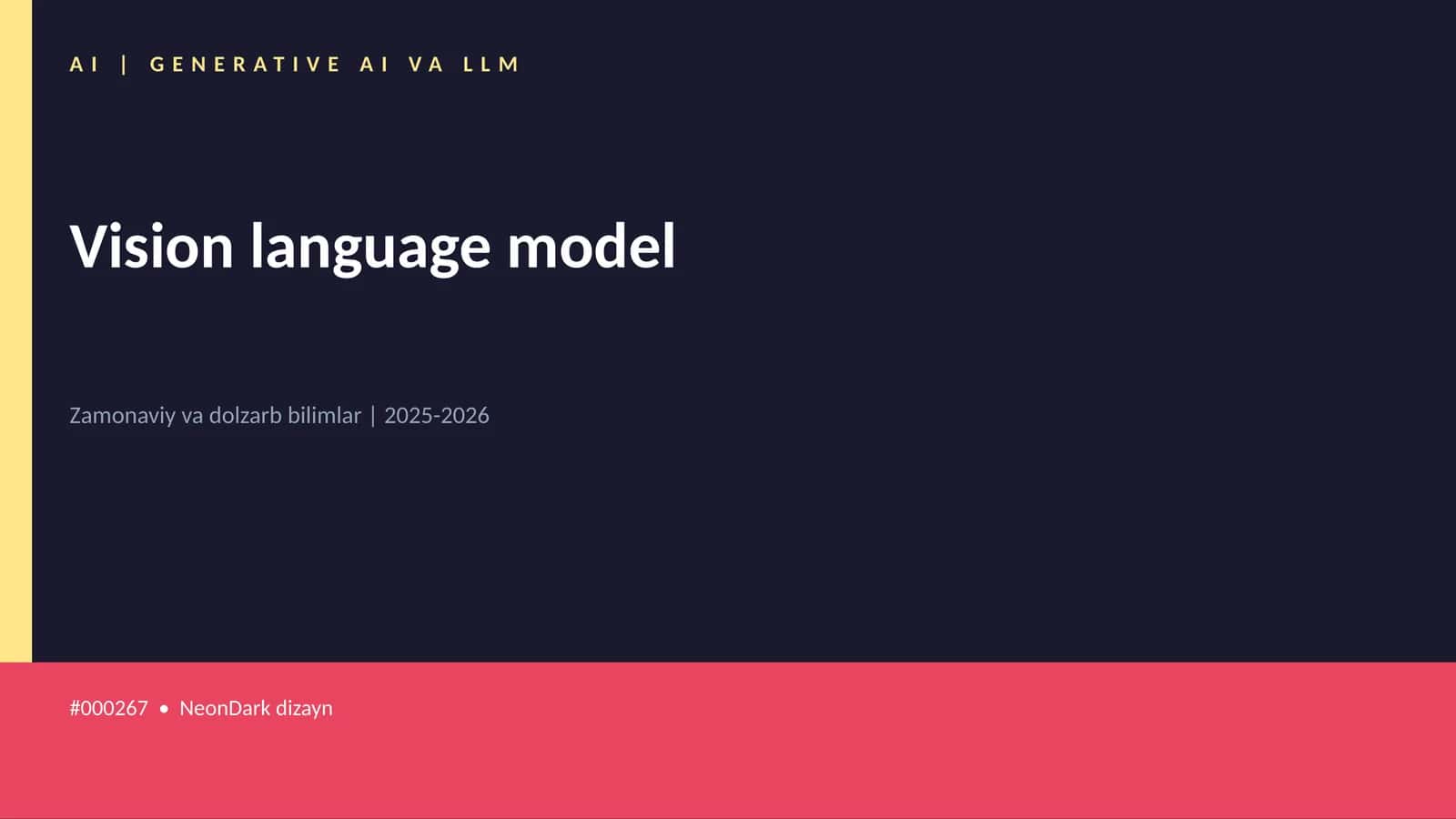 Vision language model 1