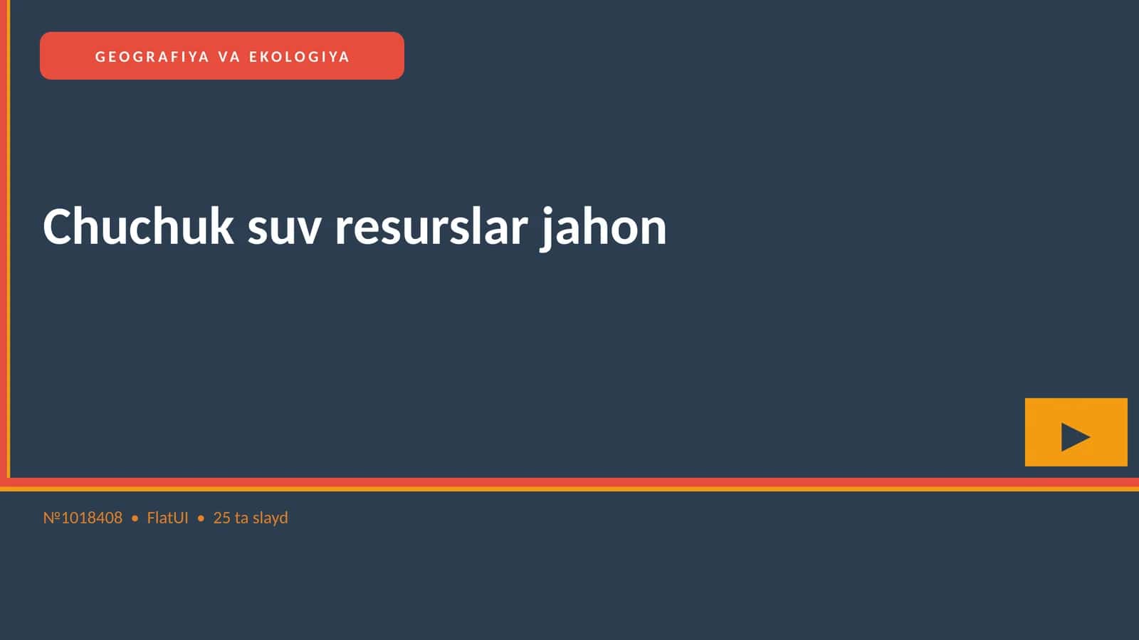 GEOGRAFIYA VA EKOLOGIYA 1