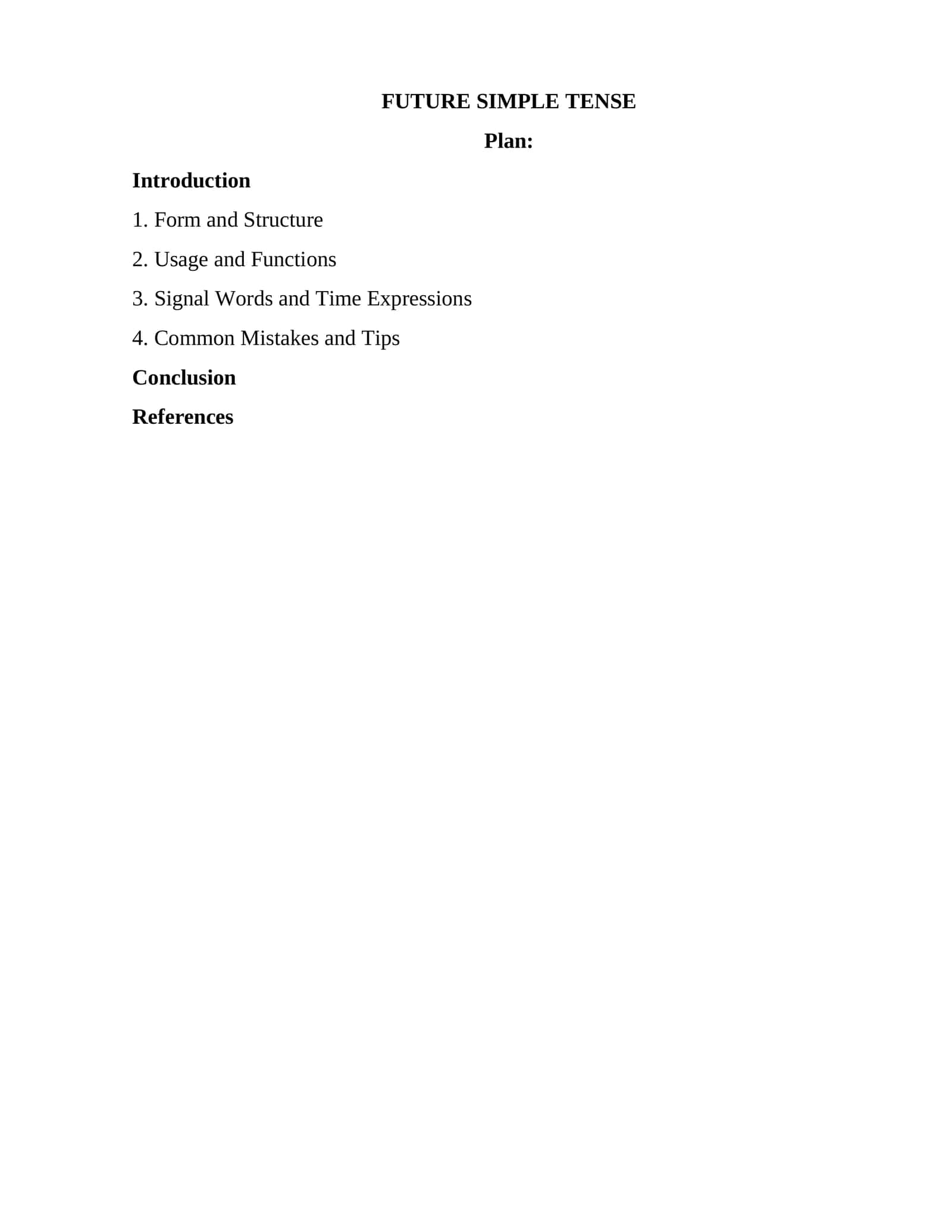 FUTURE SIMPLE TENSE 1