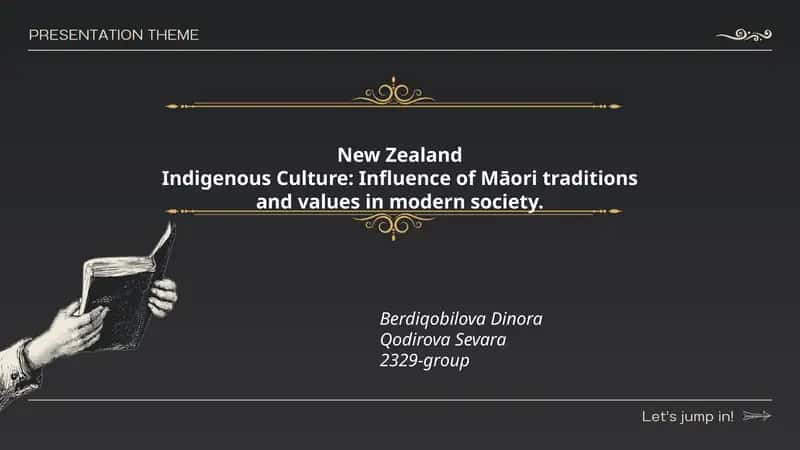Indigenous Culture: Influence of Māori traditions and values in modern society 1