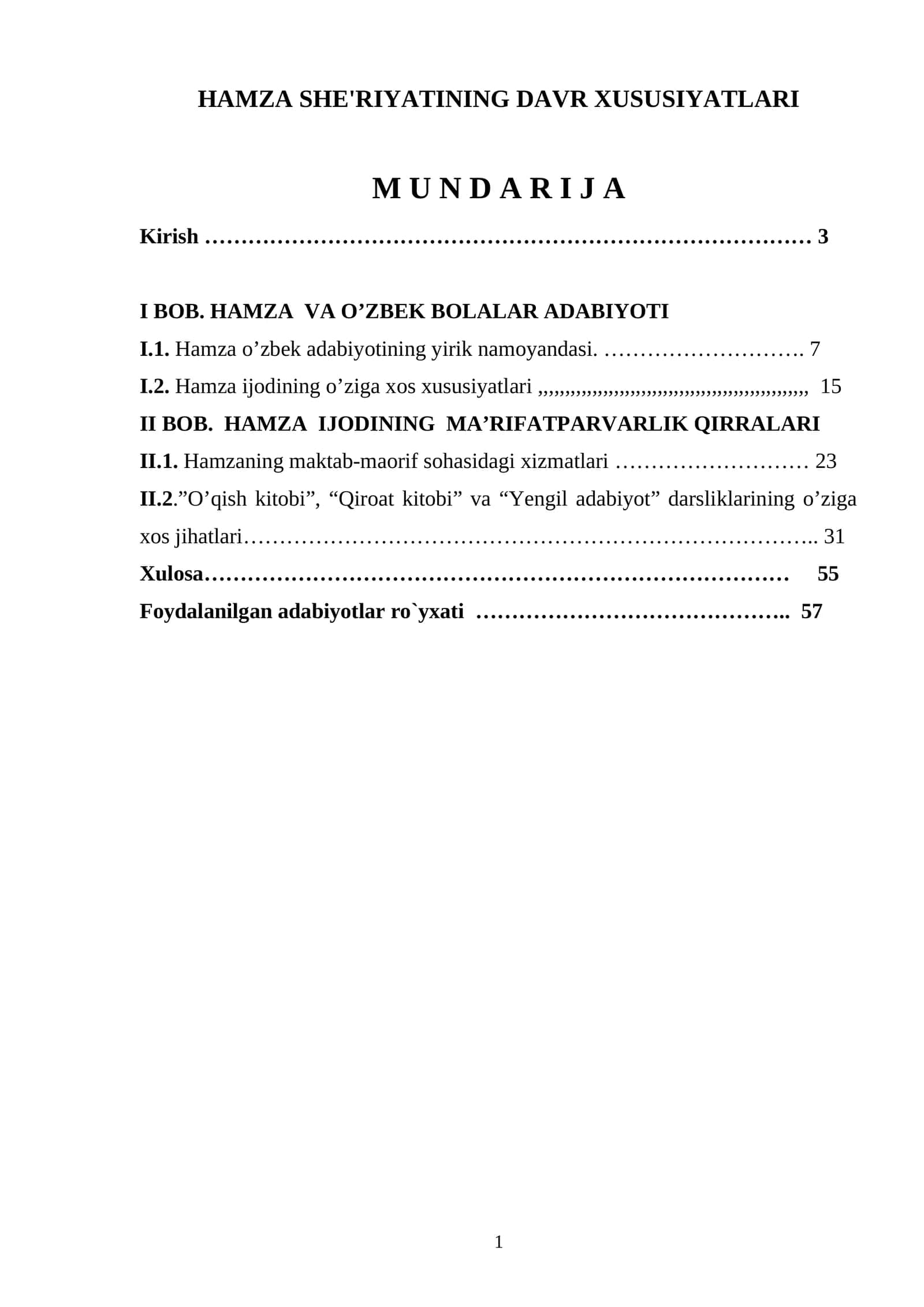 HAMZA SHE'RIYATINING DAVR XUSUSIYATLARI 1