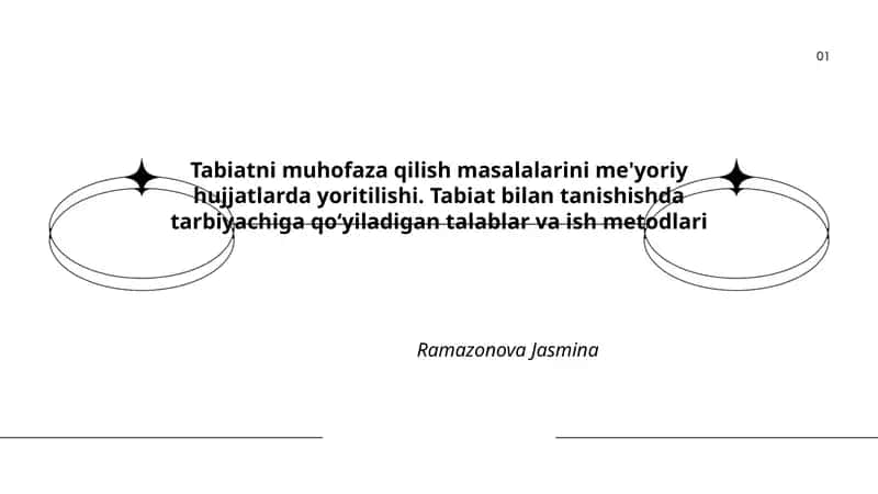 Tabiatni muhofaza qilish masalalarini me'yoriy hujjatlarda yoritilishi 1