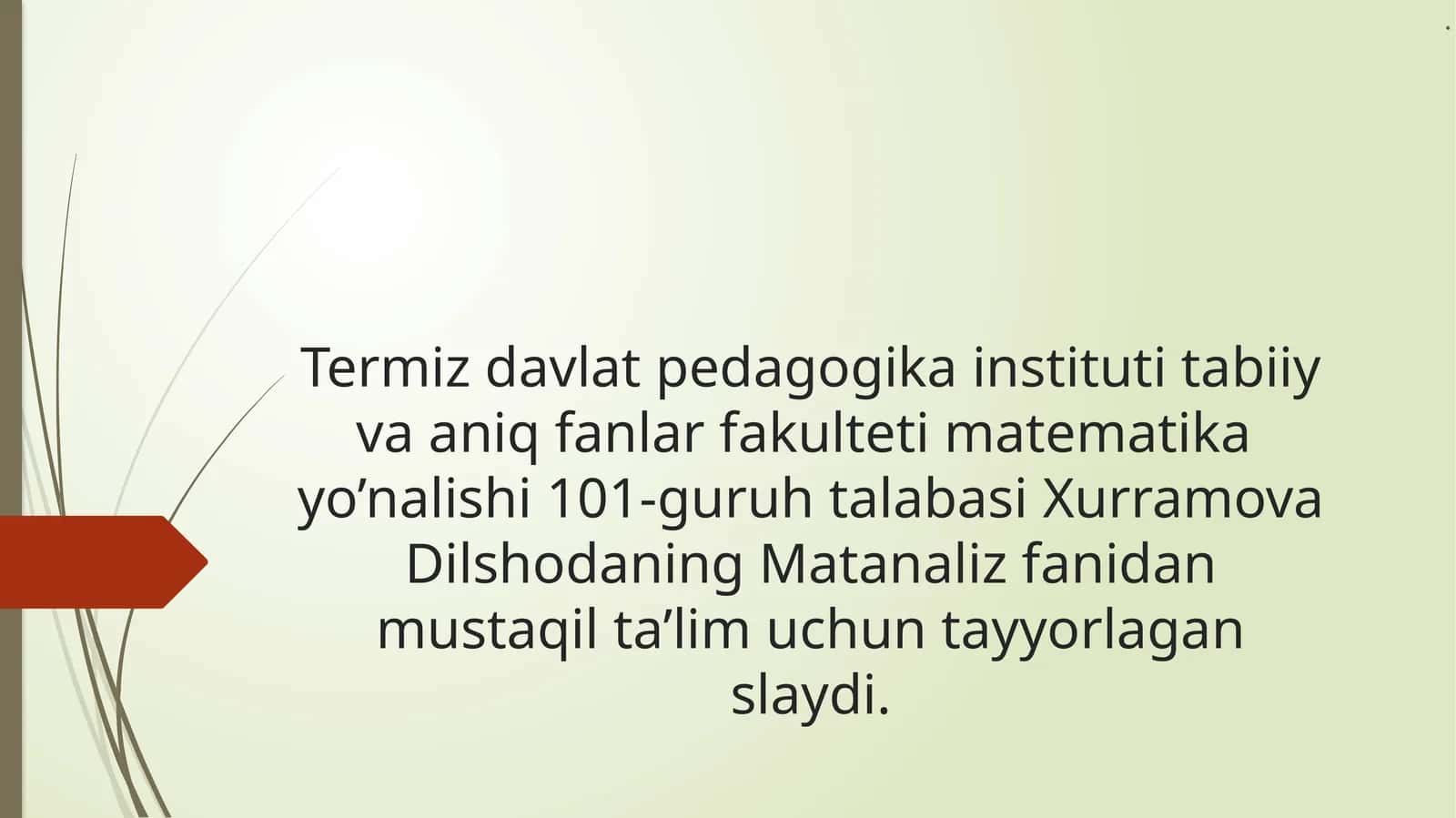 Qoidali bo`lish. Ko`phadlarni EKUBi. Keltirilmas ko`phadlar. 1