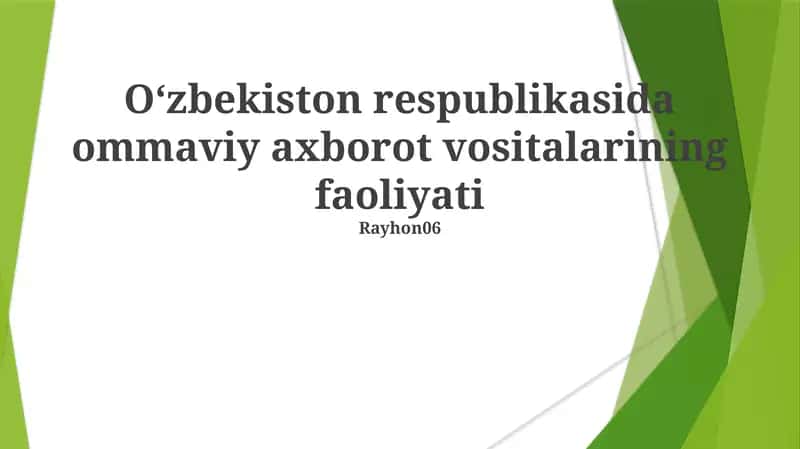 O'zbekiston televideniyesi 1