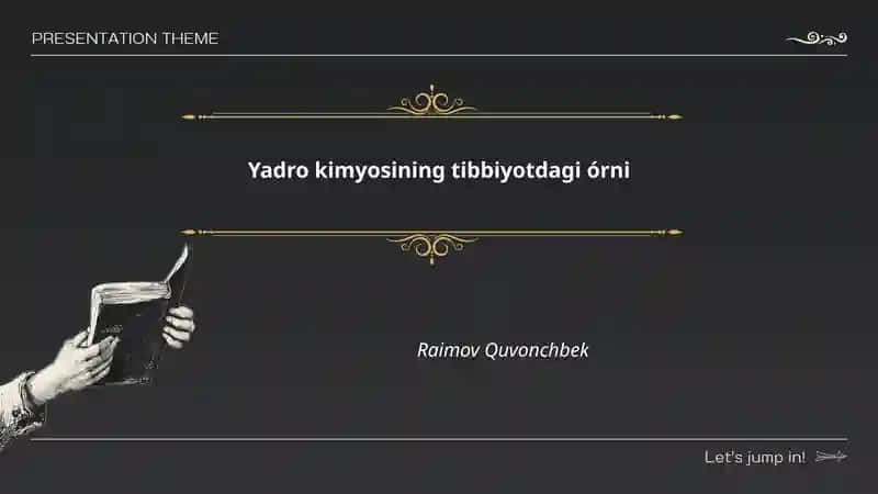 Yadro kimyosining tibbiyotdagi órni