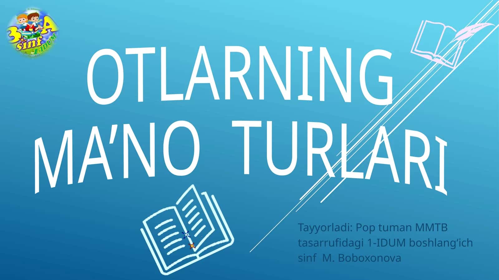 OTLARNING MA’NO TURLARI 1