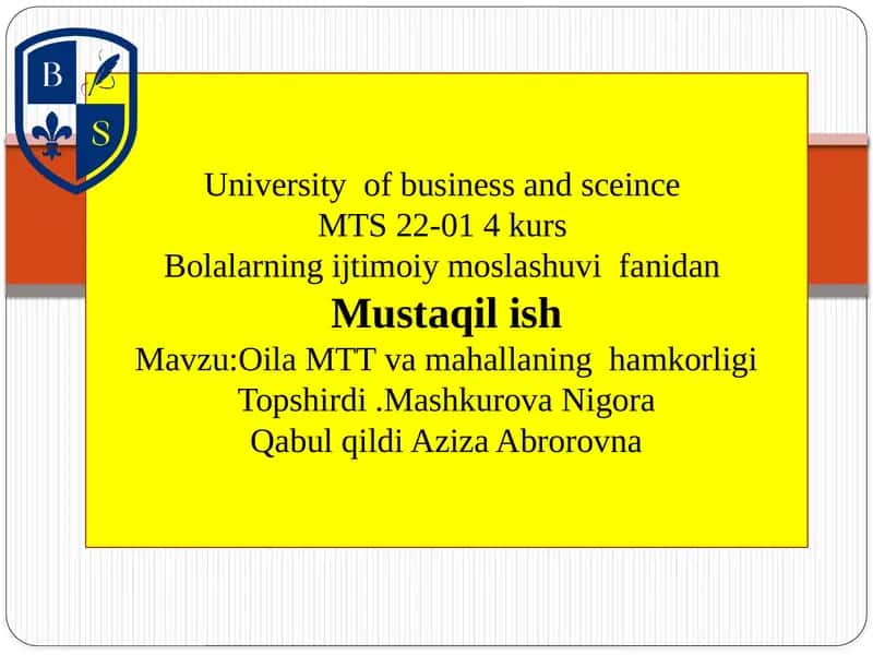 Oila va Maktabgacha ta'lim tashkiloti (MTT) o'rtasidagi hamkorlik shakllari 1