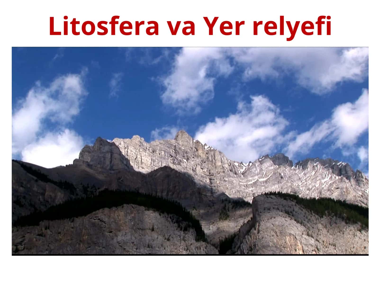 Litosfera va Yer relyefi 1