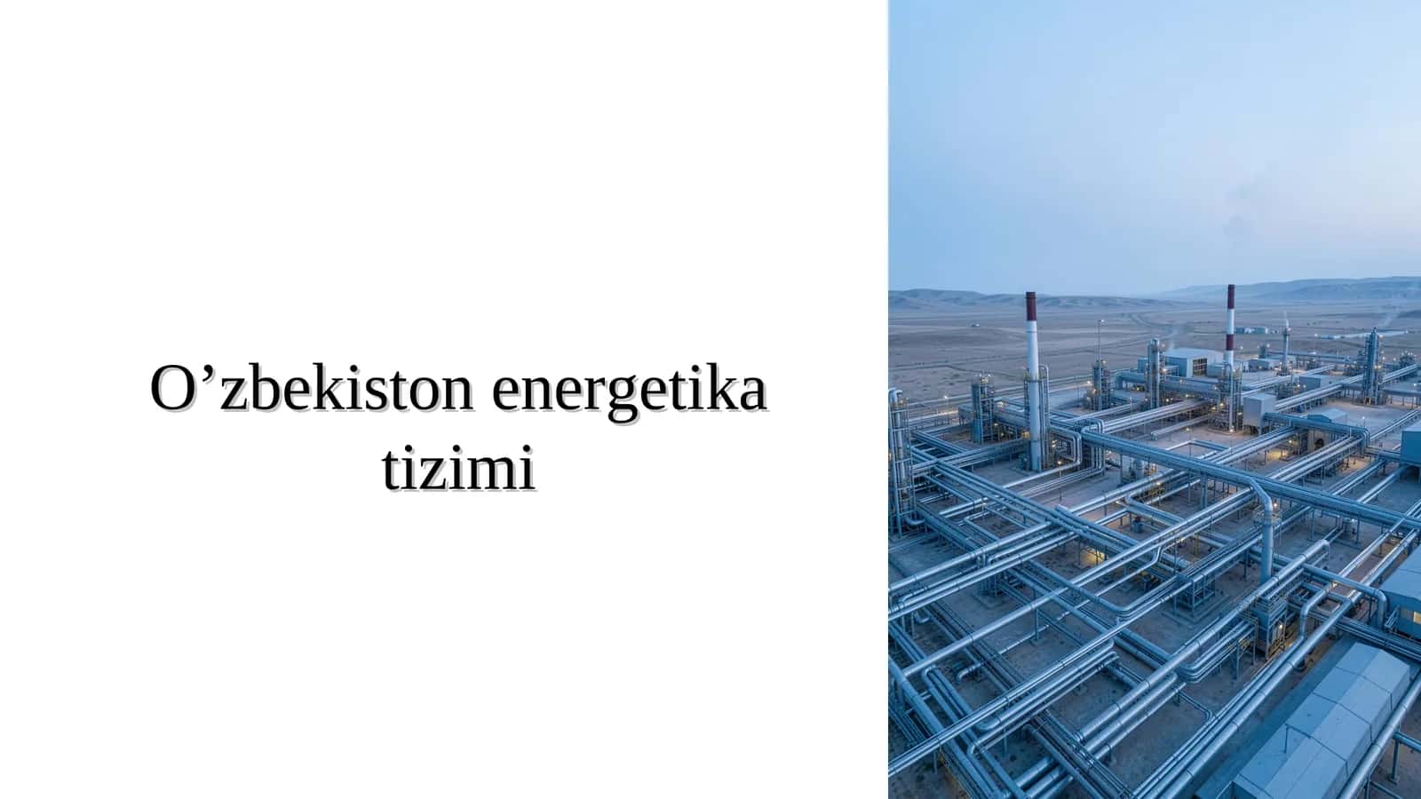 O’zbekiston energetika tizimi 1