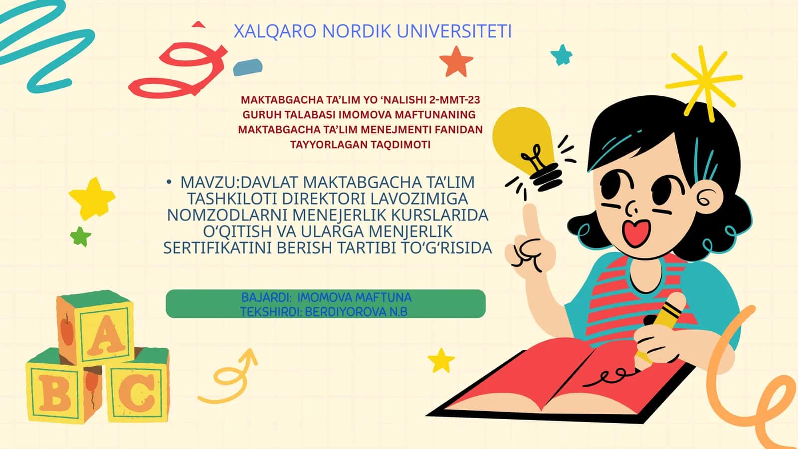 Menejerlik kurslari 1