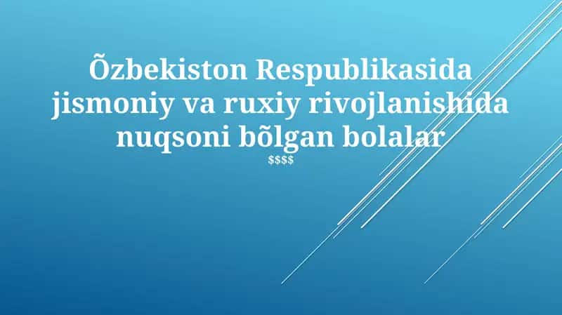 Nogironlikning tarqalishi va turlari 1