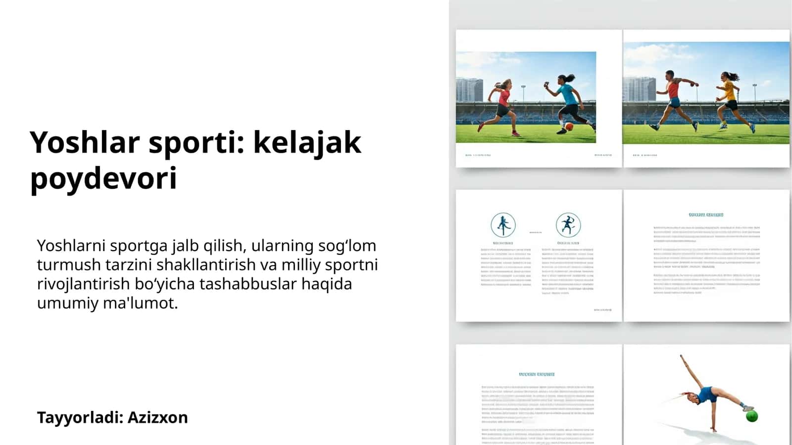 Yoshlar sporti: kelajak poydevori 1